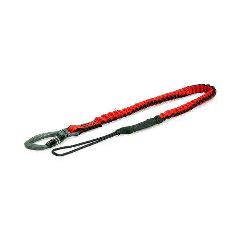 Bungee Tether Dual-Action Swivel Carabiner - 7kg / 15lb